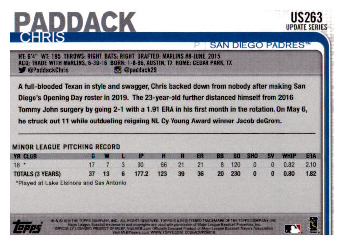 2019 Topps Update Baseball Part 2 Main Set Cards #US151 to #US300 - Picture 221 of 289