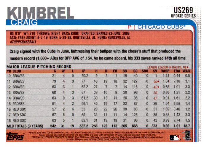 2019 Topps Update Baseball Part 2 Main Set Cards #US151 to #US300 - Picture 233 of 289