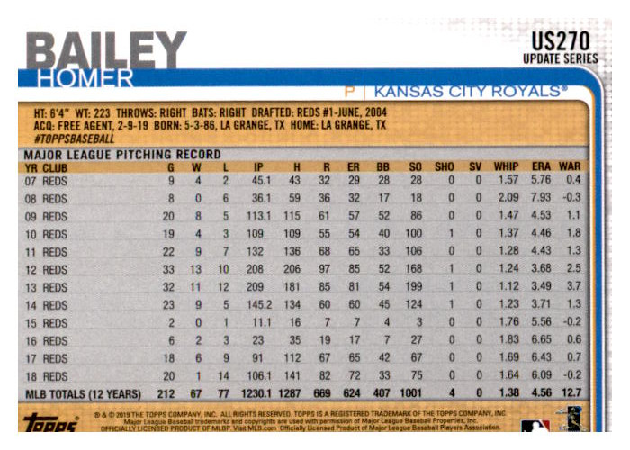 2019 Topps Update Baseball Part 2 Main Set Cards #US151 to #US300 - Picture 235 of 289