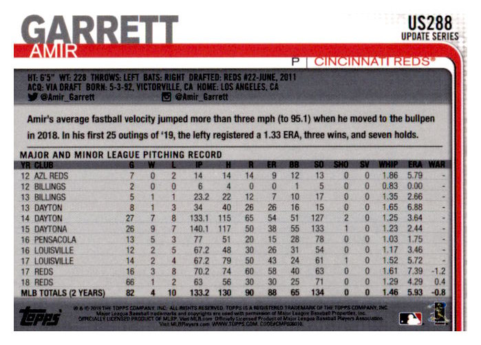 2019 Topps Update Baseball Part 2 Main Set Cards #US151 to #US300 - Picture 269 of 289