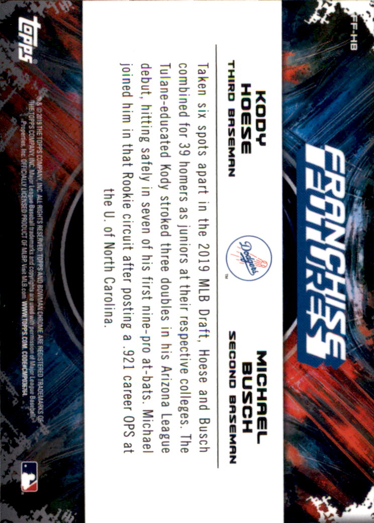 2019 Bowman Chrome Draft Baseball Part 3 Autograph and Insert Cards - Picture 75 of 87