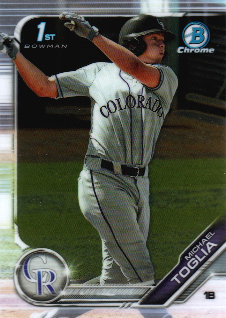 2019 Bowman Chrome Draft Baseball Part 1 Main Set Cards #BDC1 to #BDC200 - Picture 122 of 383