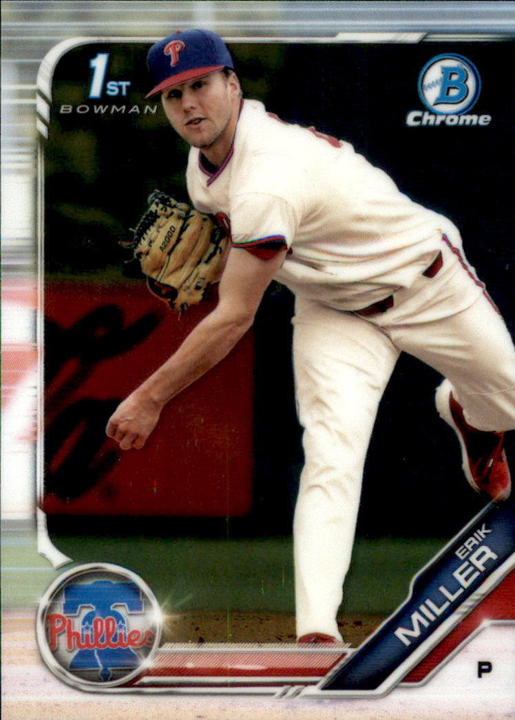 2019 Bowman Chrome Draft Baseball Part 1 Main Set Cards #BDC1 to #BDC200 - Picture 364 of 383