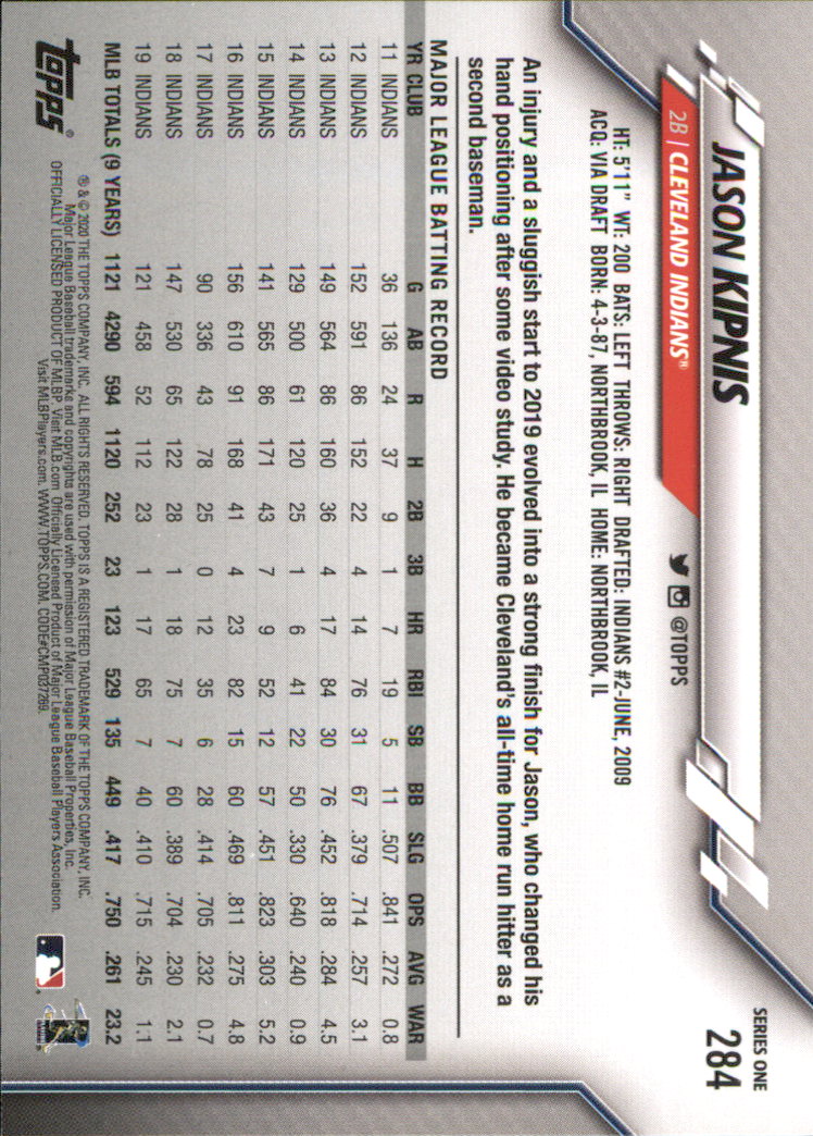 2020 TOPPS BASEBALL ASSORTED SINGLES U-PICK #251-500 - Picture 29 of 301