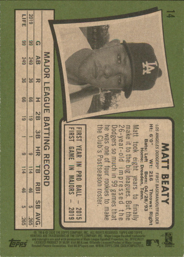 2020 Topps Heritage Baseball Part 1 Main Set Cards #1-#250 Rookies and Veterans - Picture 25 of 485