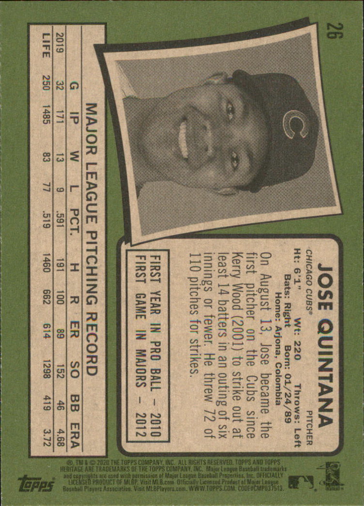 2020 Topps Heritage Baseball Part 1 Main Set Cards #1-#250 Rookies and Veterans - Picture 49 of 485