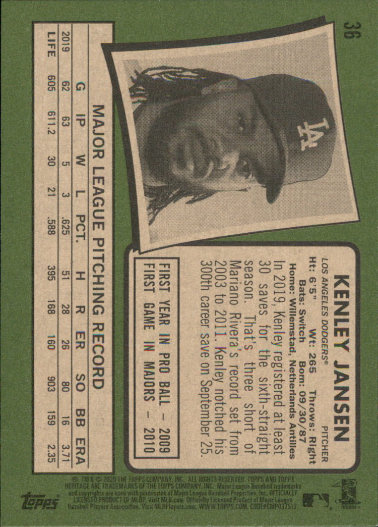 2020 Topps Heritage Baseball Part 1 Main Set Cards #1-#250 Rookies and Veterans - Picture 69 of 485