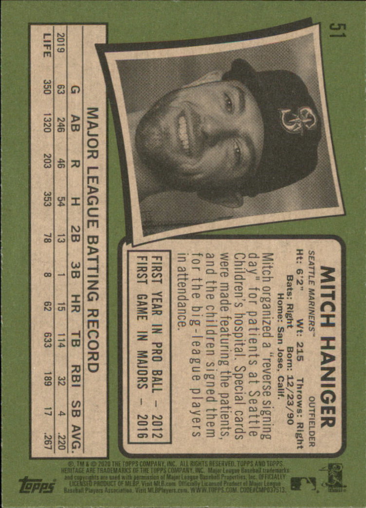 2020 Topps Heritage Baseball Part 1 Main Set Cards #1-#250 Rookies and Veterans - Picture 99 of 485