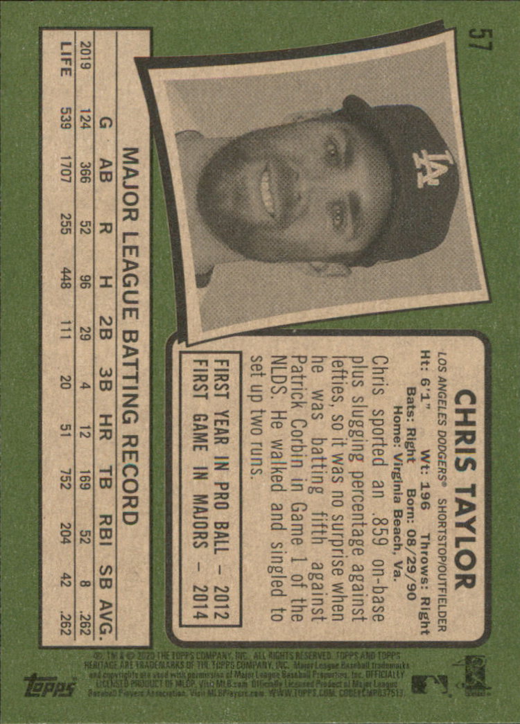 2020 Topps Heritage Baseball Part 1 Main Set Cards #1-#250 Rookies and Veterans - Picture 109 of 485