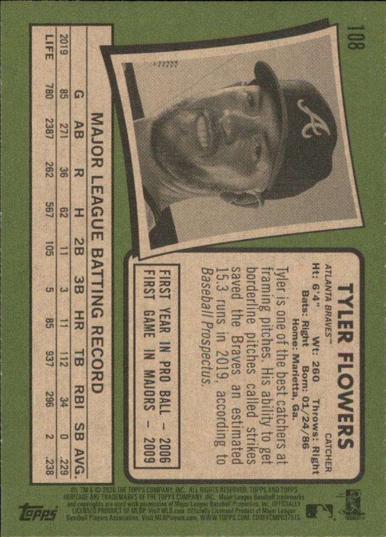 2020 Topps Heritage Baseball Part 1 Main Set Cards #1-#250 Rookies and Veterans - Picture 211 of 485