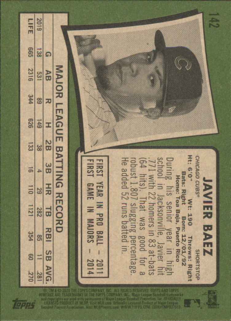 2020 Topps Heritage Baseball Part 1 Main Set Cards #1-#250 Rookies and Veterans - Picture 277 of 485