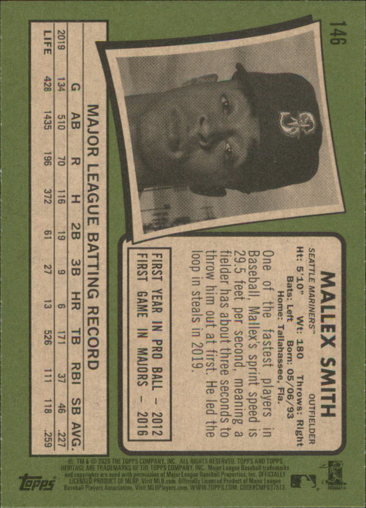 2020 Topps Heritage Baseball Part 1 Main Set Cards #1-#250 Rookies and Veterans - Picture 285 of 485