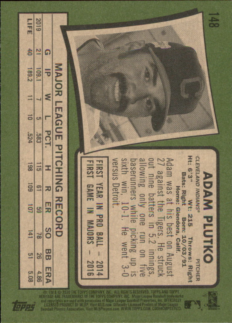 2020 Topps Heritage Baseball Part 1 Main Set Cards #1-#250 Rookies and Veterans - Picture 289 of 485