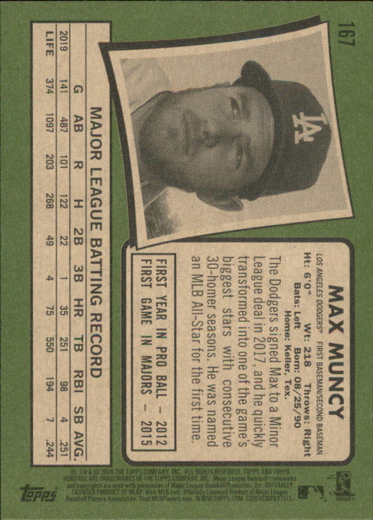 2020 Topps Heritage Baseball Part 1 Main Set Cards #1-#250 Rookies and Veterans - Picture 325 of 485