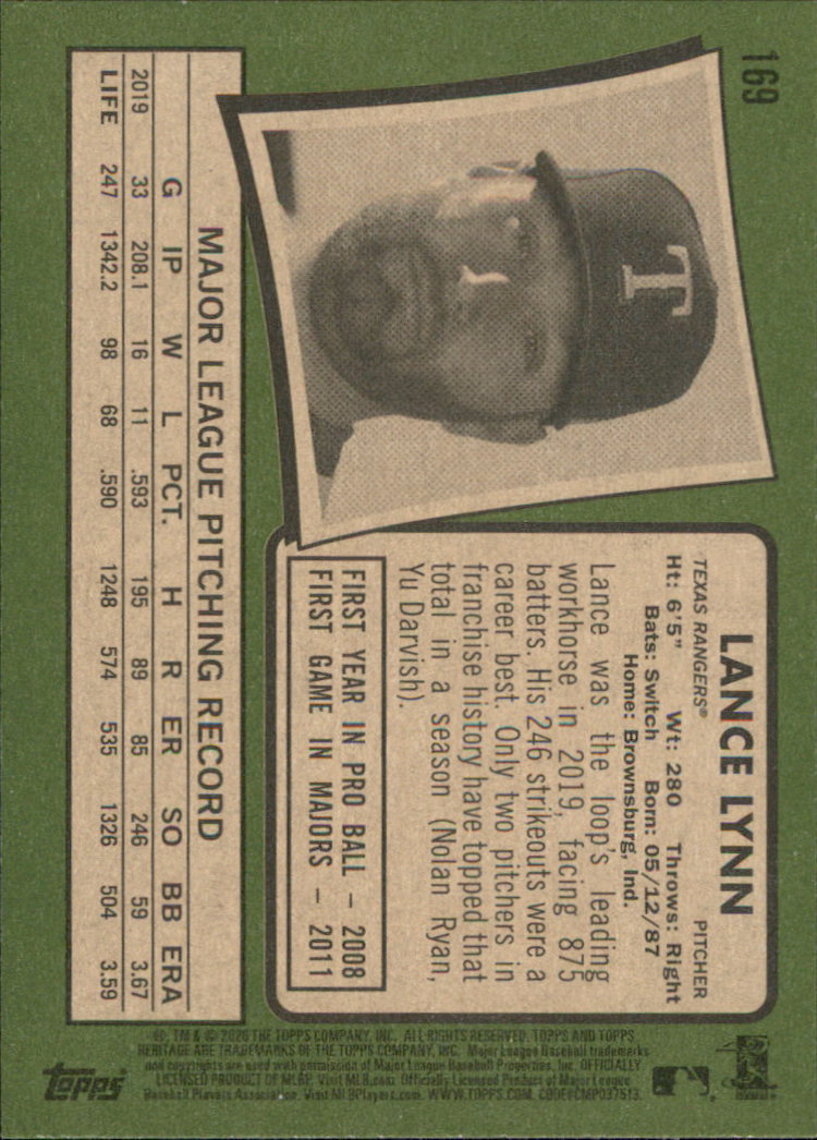 2020 Topps Heritage Baseball Part 1 Main Set Cards #1-#250 Rookies and Veterans - Picture 329 of 485