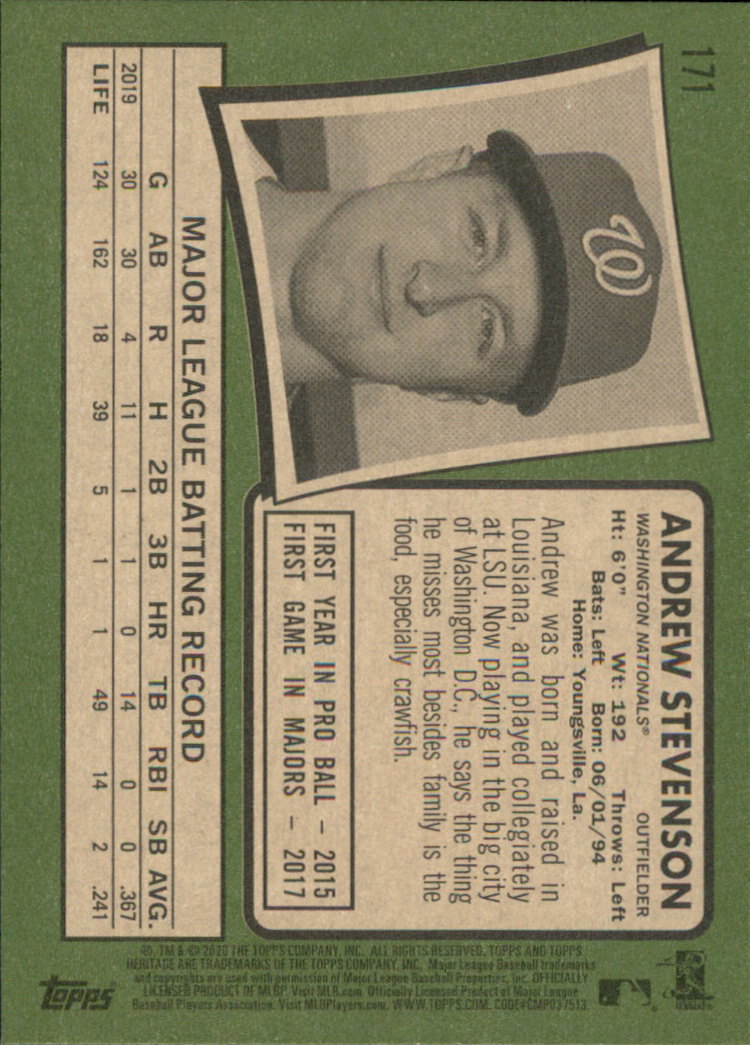 2020 Topps Heritage Baseball Part 1 Main Set Cards #1-#250 Rookies and Veterans - Picture 333 of 485