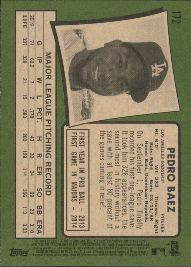 2020 Topps Heritage Baseball Part 1 Main Set Cards #1-#250 Rookies and Veterans - Picture 335 of 485