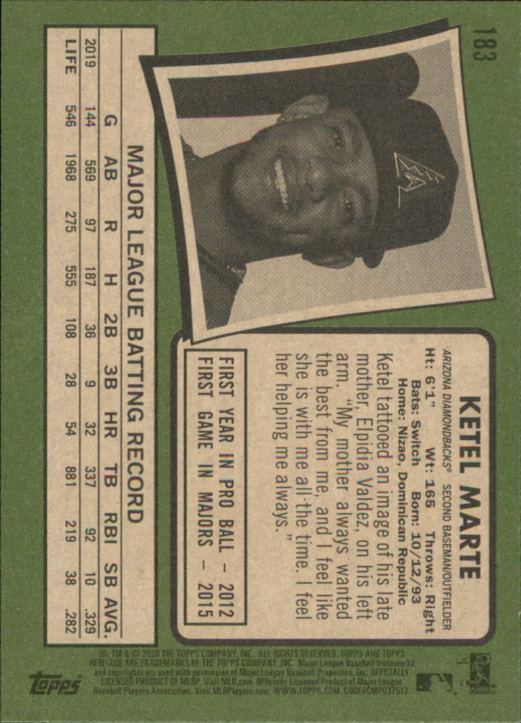 2020 Topps Heritage Baseball Part 1 Main Set Cards #1-#250 Rookies and Veterans - Picture 357 of 485