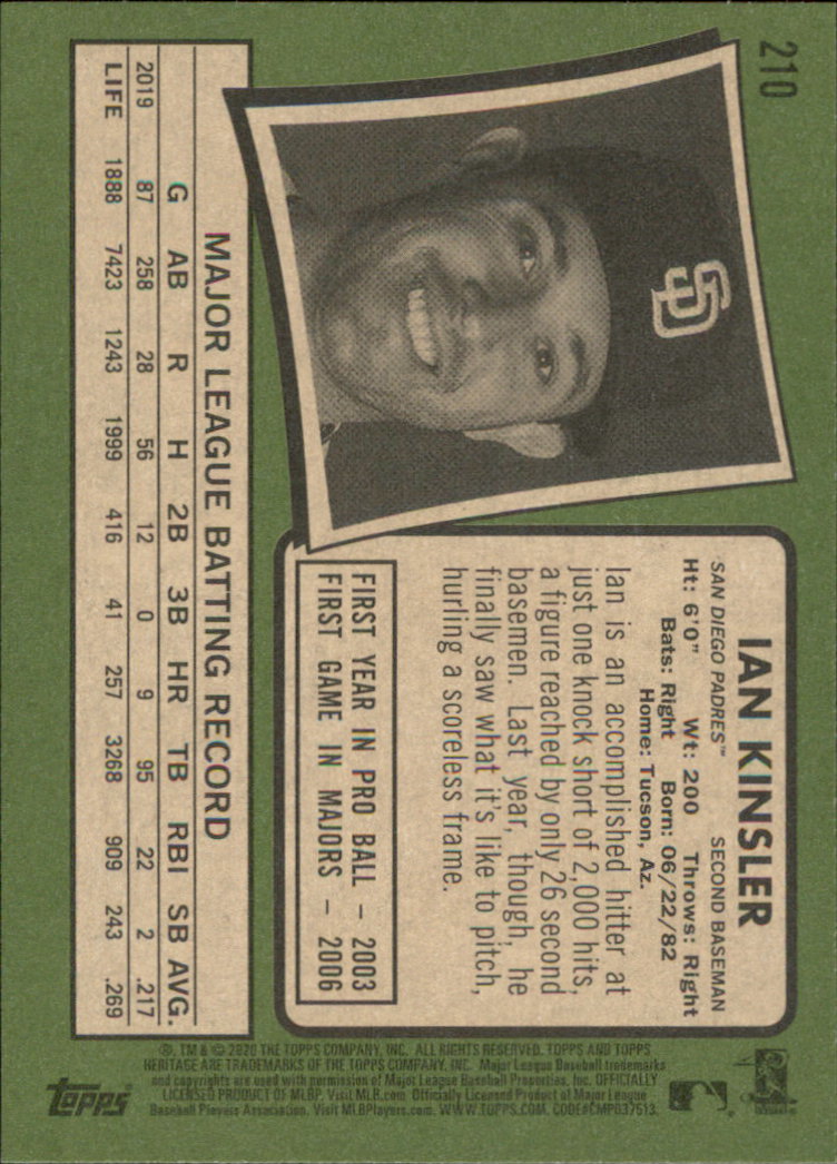 2020 Topps Heritage Baseball Part 1 Main Set Cards #1-#250 Rookies and Veterans - Picture 411 of 485