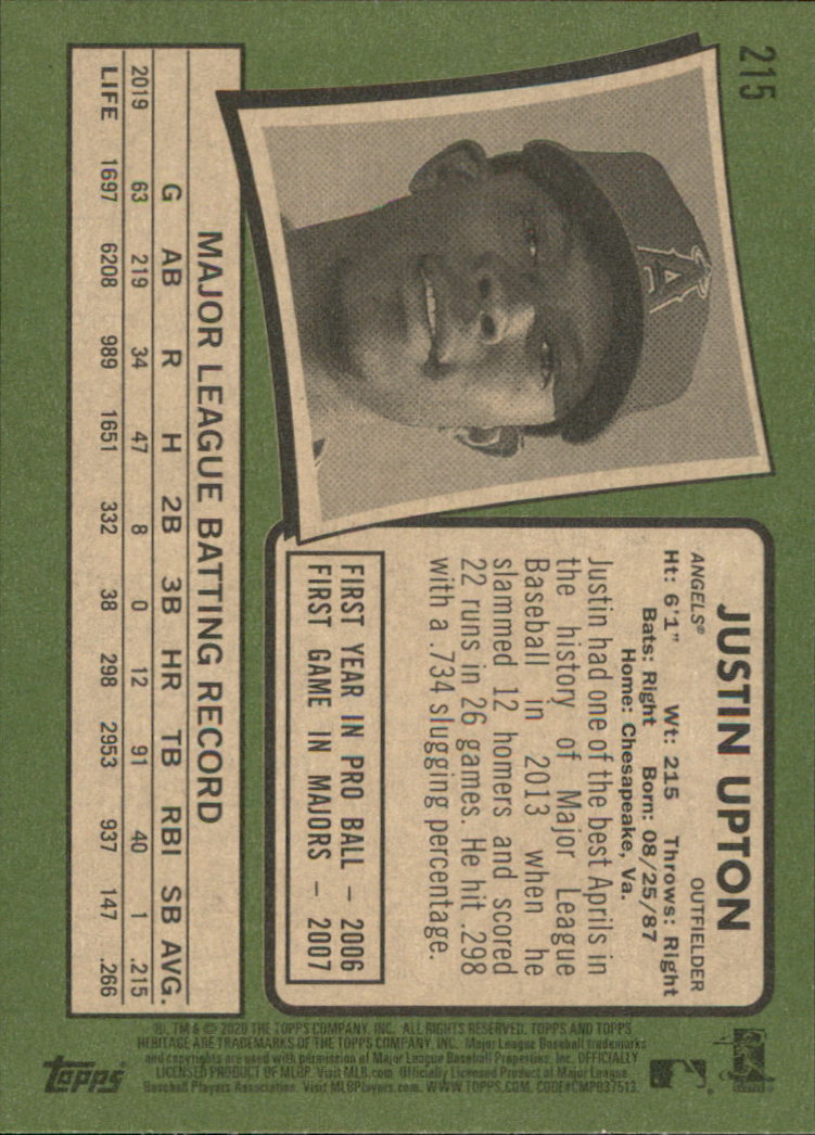 2020 Topps Heritage Baseball Part 1 Main Set Cards #1-#250 Rookies and Veterans - Picture 421 of 485