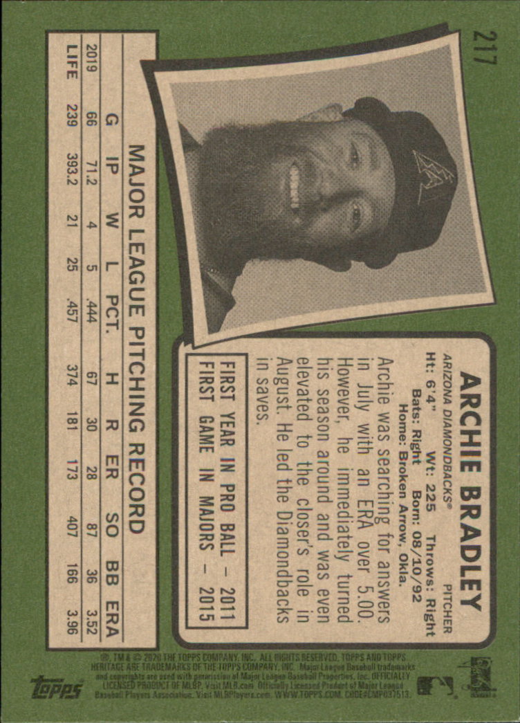 2020 Topps Heritage Baseball Part 1 Main Set Cards #1-#250 Rookies and Veterans - Picture 423 of 485