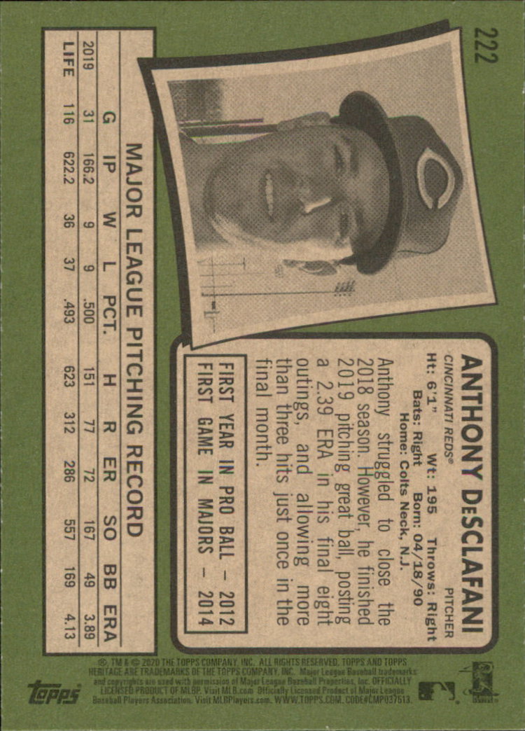 2020 Topps Heritage Baseball Part 1 Main Set Cards #1-#250 Rookies and Veterans - Picture 433 of 485