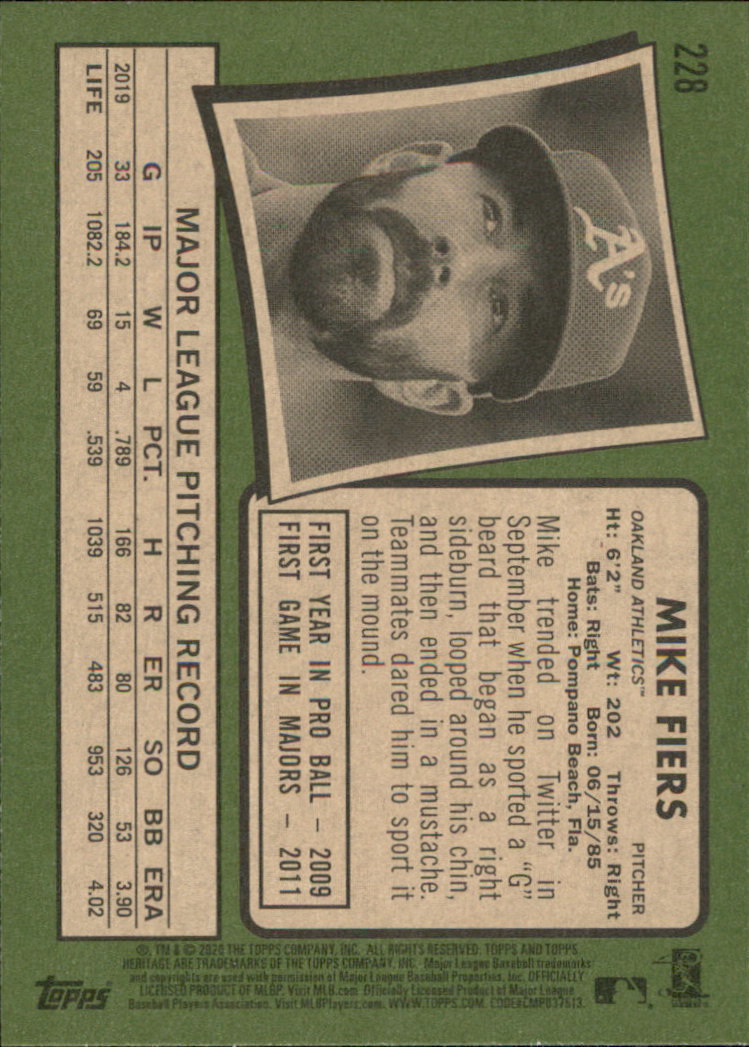 2020 Topps Heritage Baseball Part 1 Main Set Cards #1-#250 Rookies and Veterans - Picture 445 of 485