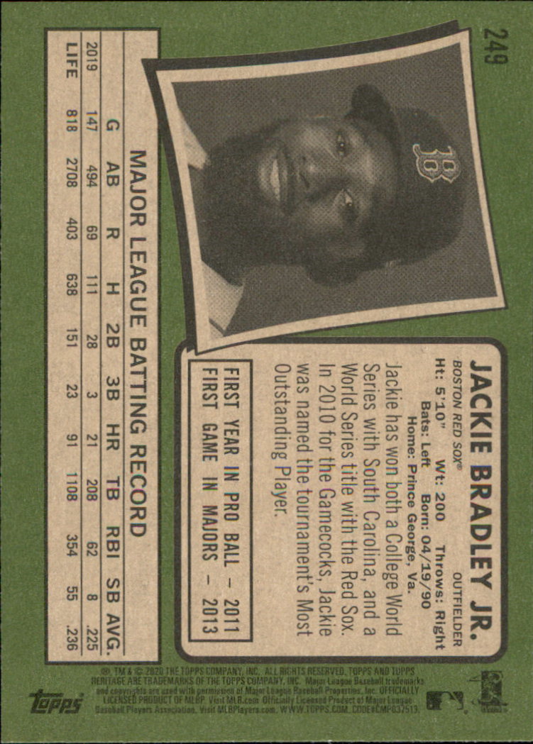 2020 Topps Heritage Baseball Part 1 Main Set Cards #1-#250 Rookies and Veterans - Picture 483 of 485