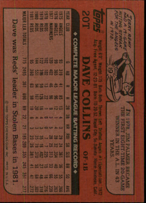 1982 Topps Traded Baseball Card Pick - Picture 35 of 215