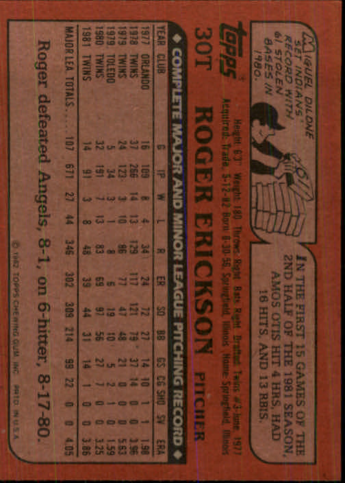 1982 Topps Traded Baseball Card Pick - Picture 55 of 215