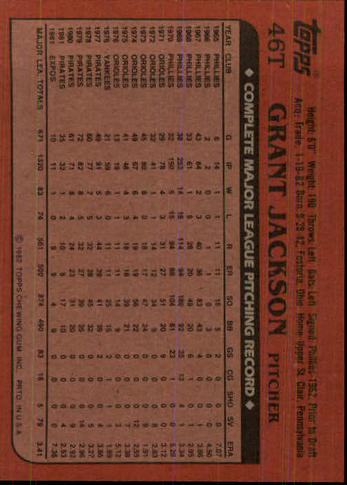 1982 Topps Traded Baseball Card Pick - Picture 79 of 215