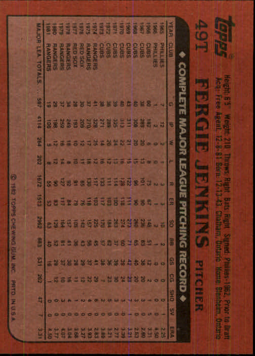 1982 Topps Traded Baseball Card Pick - Picture 85 of 215