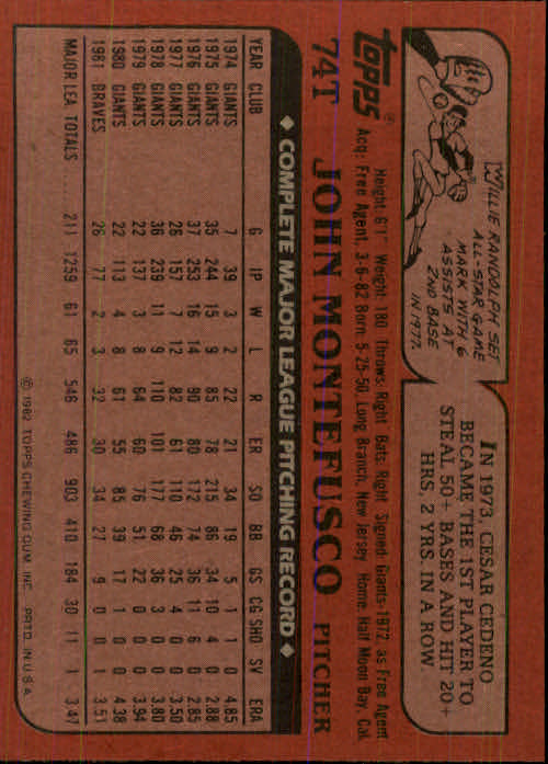 1982 Topps Traded Baseball Card Pick - Picture 125 of 215