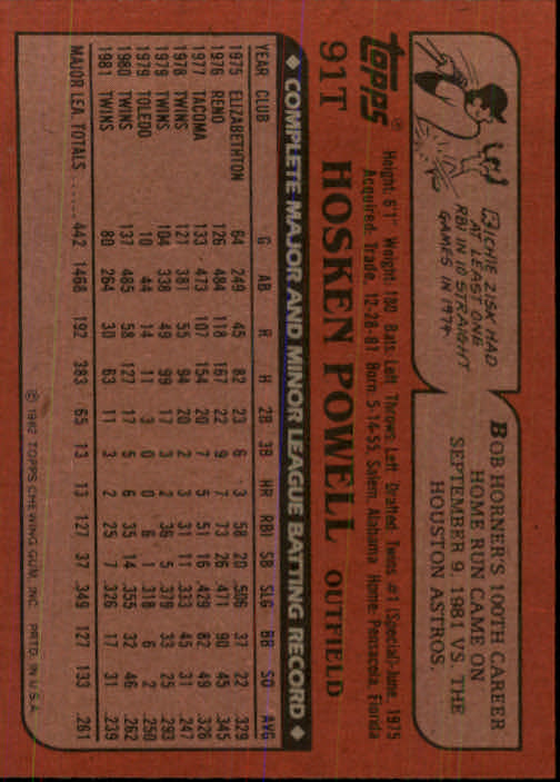 1982 Topps Traded Baseball Card Pick - Picture 155 of 215