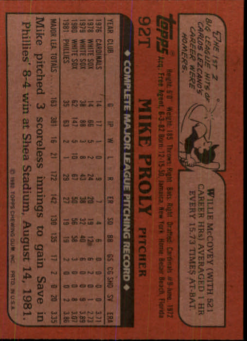 1982 Topps Traded Baseball Card Pick - Picture 157 of 215