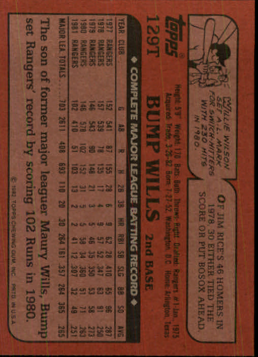 1982 Topps Traded Baseball Card Pick - Picture 209 of 215