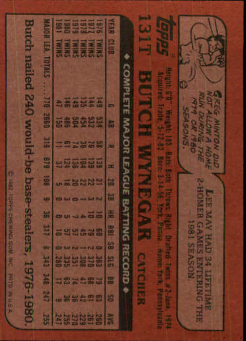 1982 Topps Traded Baseball Card Pick - Picture 213 of 215