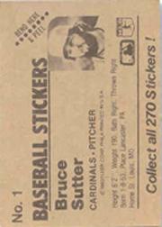 B1255- 1983 Fleer Stickers Baseball Card #s 1-200 -You Pick- 15+ FREE US SHIP - Picture 3 of 231