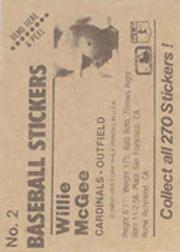 B1255- 1983 Fleer Stickers Baseball Card #s 1-200 -You Pick- 15+ FREE US SHIP - Picture 5 of 231