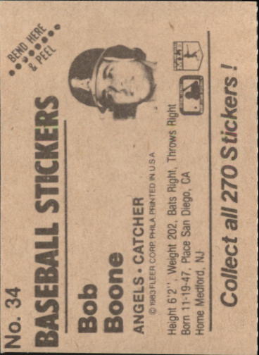 B1255- 1983 Fleer Stickers Baseball Card #s 1-200 -You Pick- 15+ FREE US SHIP - Picture 25 of 231