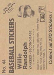 B1255- 1983 Fleer Stickers Baseball Card #s 1-200 -You Pick- 15+ FREE US SHIP - Picture 39 of 231