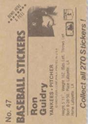 B1255- 1983 Fleer Stickers Baseball Card #s 1-200 -You Pick- 15+ FREE US SHIP - Picture 45 of 231