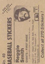 B1255- 1983 Fleer Stickers Baseball Card #s 1-200 -You Pick- 15+ FREE US SHIP - Picture 49 of 231