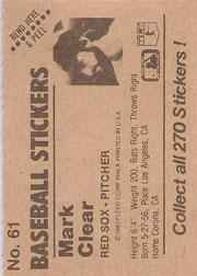 B1255- 1983 Fleer Stickers Baseball Card #s 1-200 -You Pick- 15+ FREE US SHIP - Picture 65 of 231