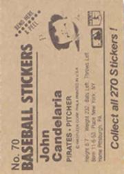 B1255- 1983 Fleer Stickers Baseball Card #s 1-200 -You Pick- 15+ FREE US SHIP - Picture 77 of 231