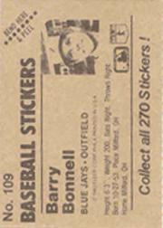 B1255- 1983 Fleer Stickers Baseball Card #s 1-200 -You Pick- 15+ FREE US SHIP - Picture 127 of 231