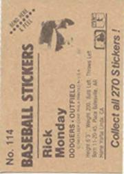 B1255- 1983 Fleer Stickers Baseball Card #s 1-200 -You Pick- 15+ FREE US SHIP - Picture 133 of 231