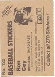 B1255- 1983 Fleer Stickers Baseball Card #s 1-200 -You Pick- 15+ FREE US SHIP - Picture 145 of 231