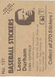 B1255- 1983 Fleer Stickers Baseball Card #s 1-200 -You Pick- 15+ FREE US SHIP - Picture 157 of 231