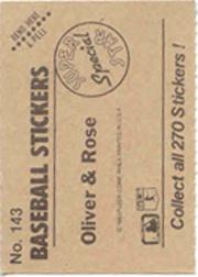 B1255- 1983 Fleer Stickers Baseball Card #s 1-200 -You Pick- 15+ FREE US SHIP - Picture 171 of 231